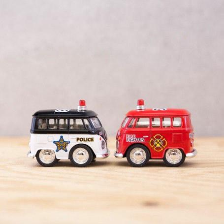 ダイキャスト ミニカー リトルバン パトカー 消防車 車 チョロキュー