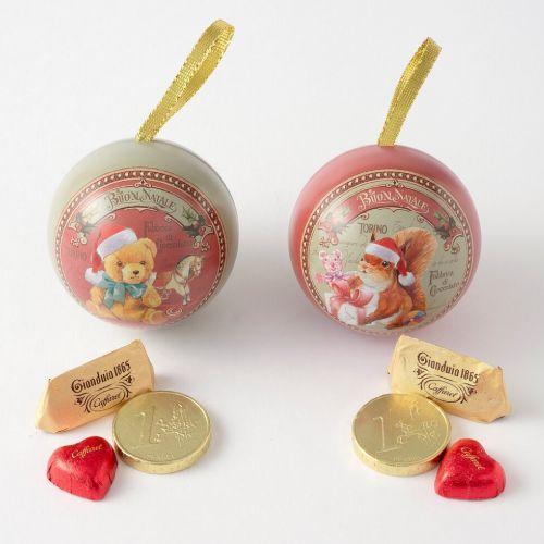 カファレル（Caffarel） チョコレート クリスマス オーナメント 2缶