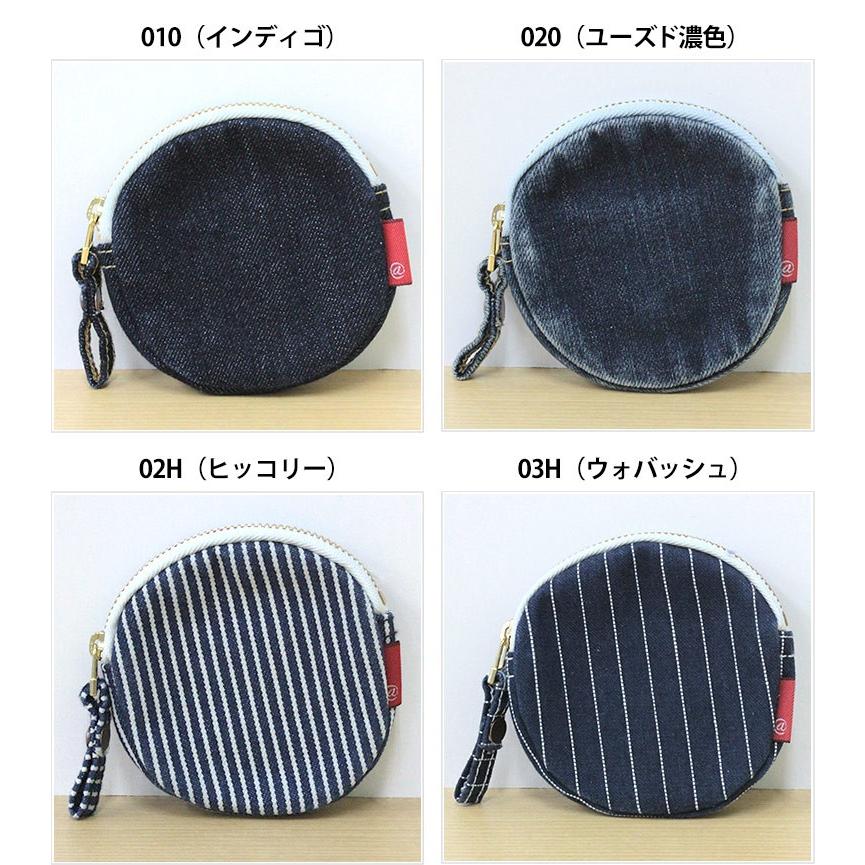 コインケース ポーチ 小銭入れ サークルコインケース デニムコイン