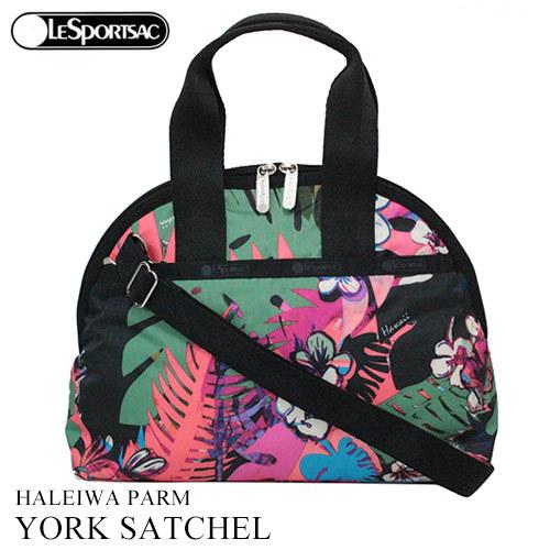 バッグ ハワイ レスポートサック ハワイ限定 LeSportsac ハレイワパーム ヨーク サッチェル 3561 ギフト プレゼント(10615円)