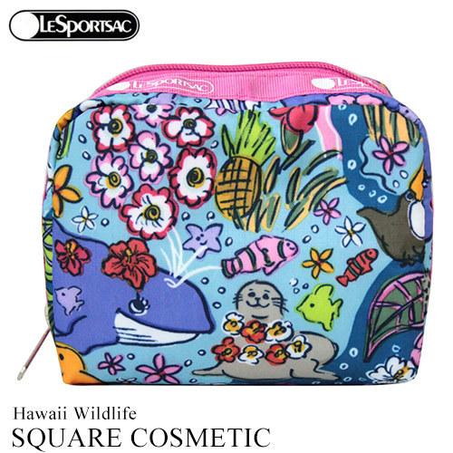 ハワイ ポーチ レスポートサック ハワイ限定 Lesportsac ハワイ ワイルドライフ スクエア コスメティック 6701 おしゃれ ネコポス 送料無料 Hl Hw6701 Clara Hawaiian Select Shop 通販 Yahoo ショッピング