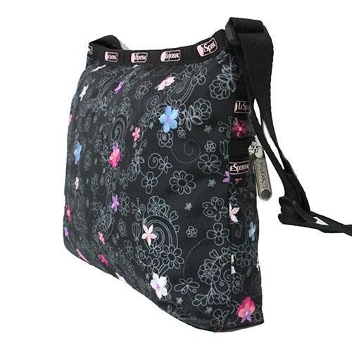 希少 ハワイ 限定 ショルダーバッグ 黒 ブラック 花柄 レスポートサック Lesportsac ル プティ ブーケ クイーン バッグ 3352 ネコポス 送料無料 送料無料 Www Doctor Plan Com