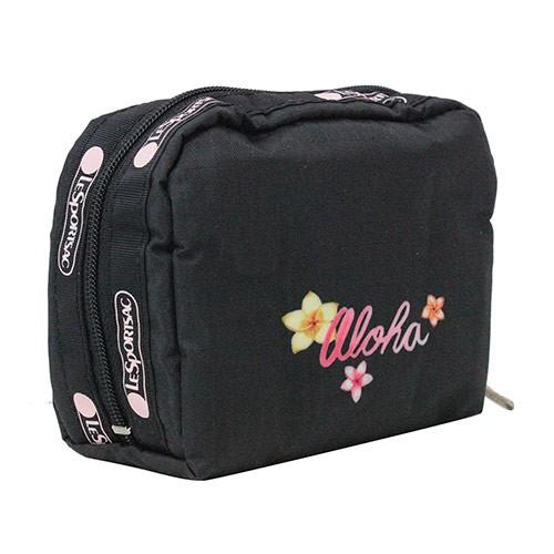 ハワイ ポーチ ブラック レスポートサック ハワイ限定 Lesportsac メリア Melia スクエア コスメティック 6701 ネコポス 送料無料 Hl M6701 Clara Hawaiian Select Shop 通販 Yahoo ショッピング