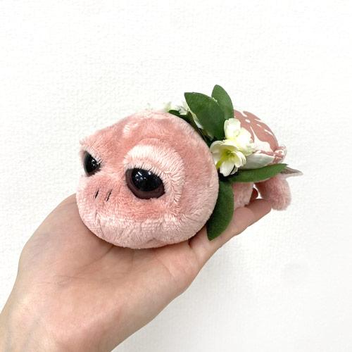 ハワイ ぬいぐるみ ハワイアンホヌ Sサイズ ピンク インテリア ギフト