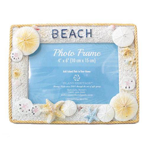 シェルビーチ フォトフレーム 写真立て 貝 海 ビーチ ハワイアン雑貨