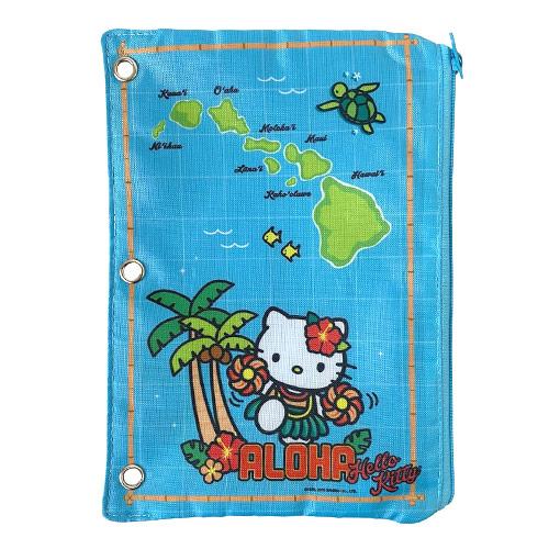 ハワイ サンリオ キティ 筆箱 Island Heritage ハローキティ