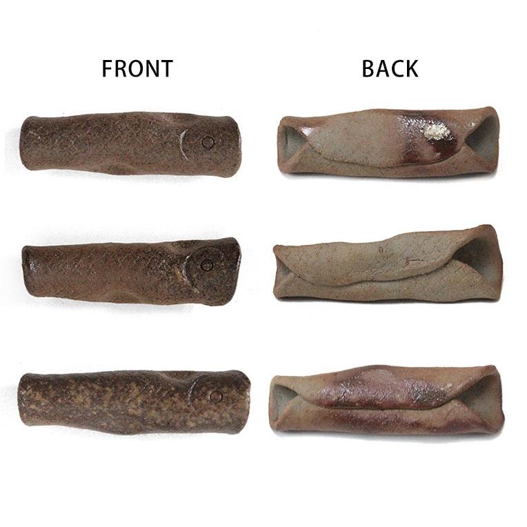 備前焼 本山和泉作 心窯 鯛 箸置き 5客 魚 箸休め 陶器 陶磁器 縁起物