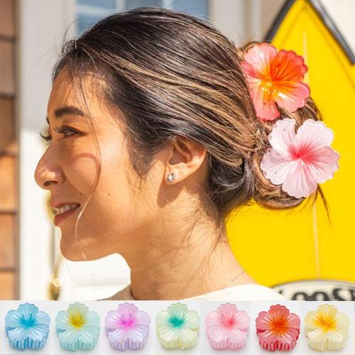 ヘアアクセサリー ALOHA 楽天市場】フラダンス 髪飾り バンダオーキッド ヘアクリップ