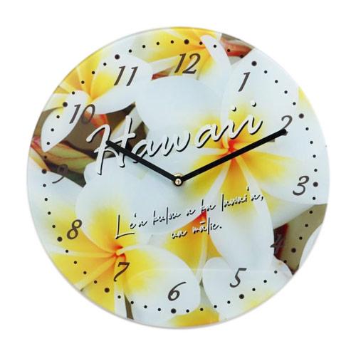 時計 壁掛け アロハカイクロック Plumeria プルメリア ハワイアン 雑貨 ハワイ雑貨 インテリア ハワイ おしゃれ 模様替え Kahiko お祝い 新生活 新築 Khk46 ハワイアン雑貨clara 通販 Yahoo ショッピング