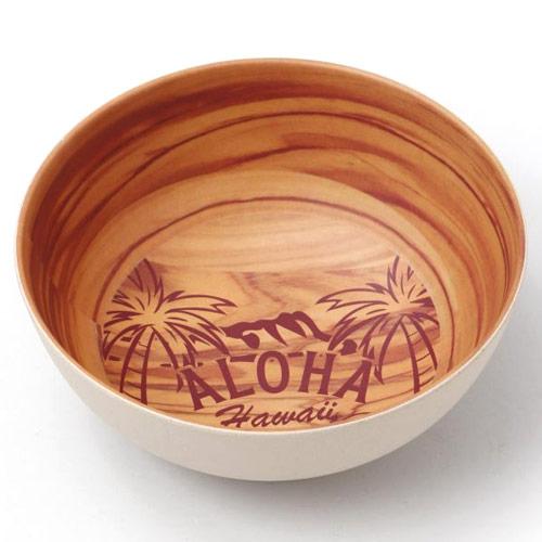 Kahiko（カヒコ） 皿 おしゃれ アロハウッド ボウル 19cm バンブー