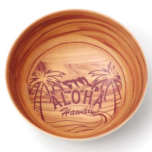 Kahiko（カヒコ） 皿 おしゃれ アロハウッド ボウル 19cm バンブー
