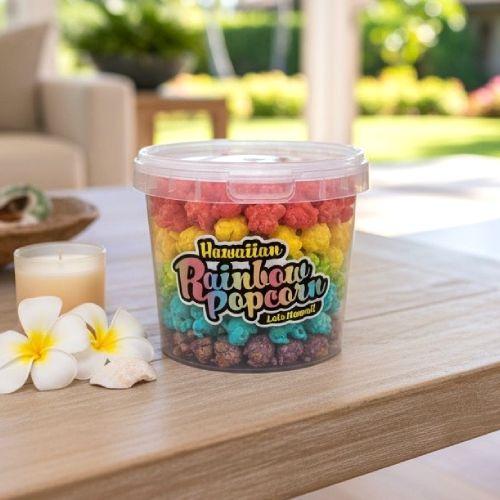 ポップコーン ALOHA レインボーポップコーン Leis Hawaii popcorn