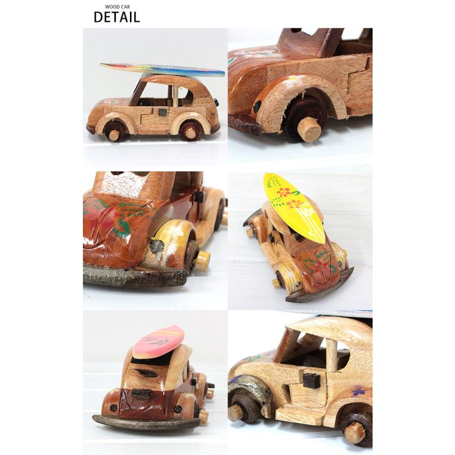 ウッドカー 車 木製 サーフボード インテリア ハワイ 置物 ギフト