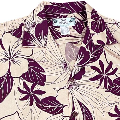 ハワイ アロハシャツ メンズ 半袖 Two Palms トゥーパームス 大きい