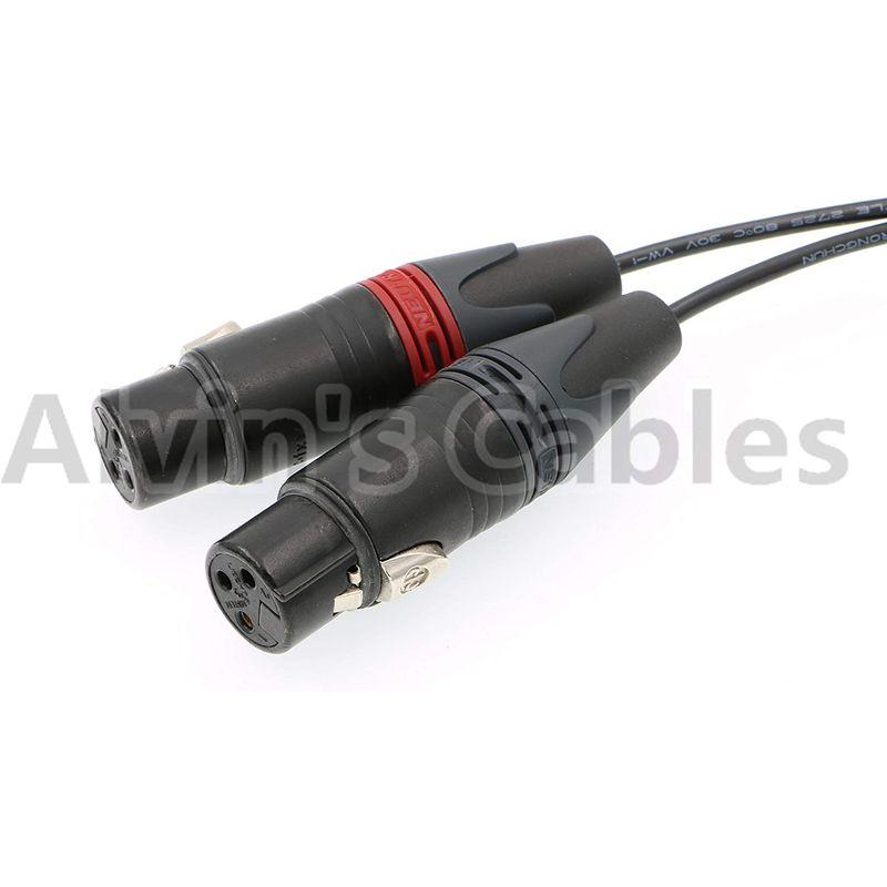 Alvin´s Cables Z CAM E2 カメラ 用の オーディオ Input 入力 ケーブル 5 Pin オス to Two XLR - 0