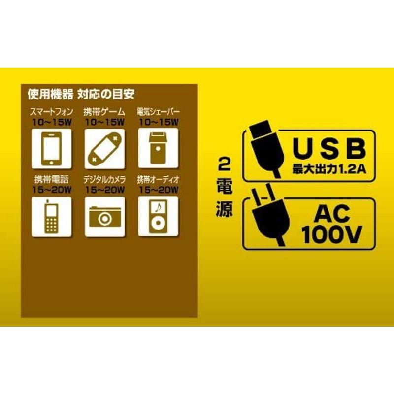 セルスター インバーター FTU-50B 12v 定格出力40W USB対応 コード長70cm ハイブリッドインバーター CELLSTAR ワインセラー セルスター ハイブリッドインバーター FTU-50B USB出力付
