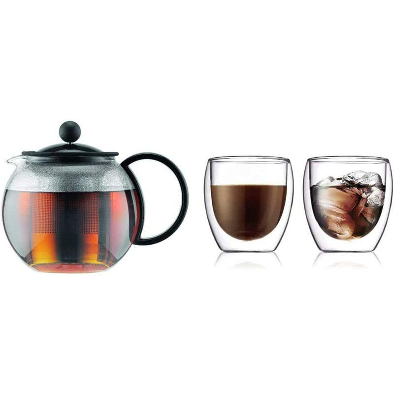 偉大なBODUM ボダム ASSAM アッサム 500ml ティープレス ステンレスフィルター プラスチックハンドル ブラック 正規品 1812- コーヒー、ティー用品 BODUM ボダム BISTRO NOUVEAU ビストロヌーヴォー ティーポット プラスチックフィルター・ハンドル 1L ブラック 正規品