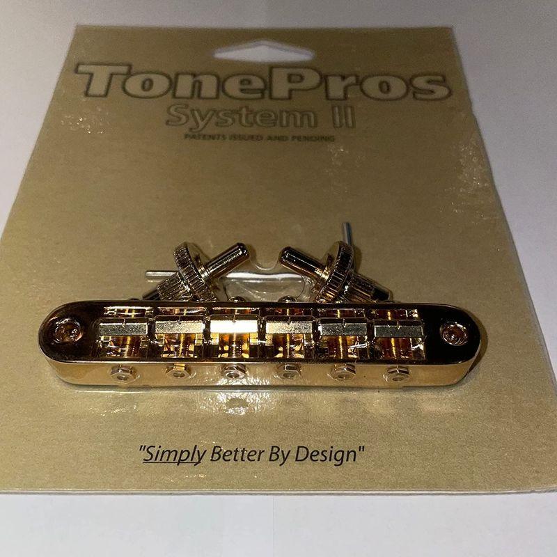 魅力的な魅力的なTonePros T3BP-G TonePros Standard Tuneomatic ゴールド ギター用ブリッジ  ギター、ベース用パーツ、アクセサリー