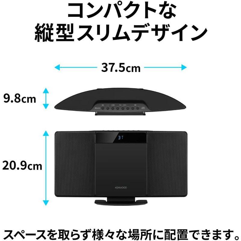JVCケンウッド KENWOOD LCA-10 コンパクトCDコンポ Bluetooth対応 ラジオ(ワイドFM) USB再生 ラジオ ワイドFM USB再生 KENWOOD LCA コンパクトCDコンポ Bluetooth対応
