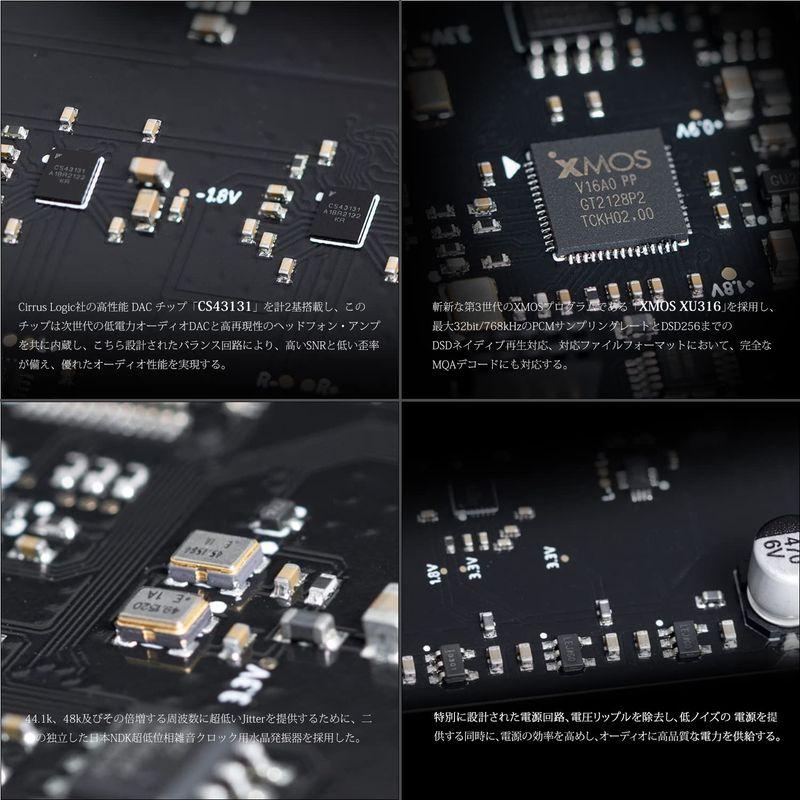S.M.S.L M300SE D/Aコンバーター Bluetooth 5.0対応/ ハイレゾ対応 / 「CS43131」x2搭載 / バラン CS43131 M300SE D/Aコンバーター Bluetooth 0対応/ ハイレゾ対応 x2搭載 バラン