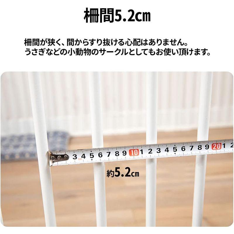 iimono117 ペットサークル 犬サークルケージ フェンス 14面 幅173×奥行131×高さ70cm ドア付き おしゃれ 柵 組み立て ペットサークル 犬サークルケージ フェンス 14面 幅173×奥行131×高さ70cm ドア付き おしゃれ 組み立て