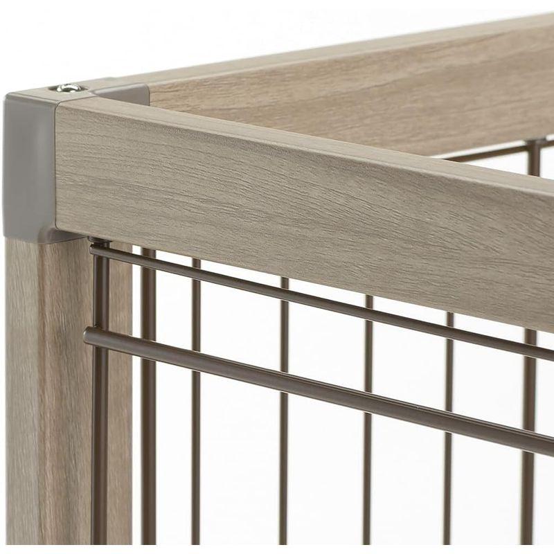 リッチェル アルミフレームペットサークル 90-60 ベージュ アルミフレームペットサークル ベージュ