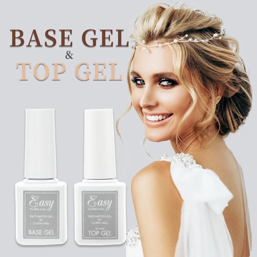 ベースジェル トップコート ネイル ノンワイプ 拭き取り不要 ジェルネイル トップジェル 簡単 セルフ 初心者 プロ トップ ベース ボトル 7ml 単品 Bottle Top Base Clara Nail クララネイル 通販 Yahoo ショッピング