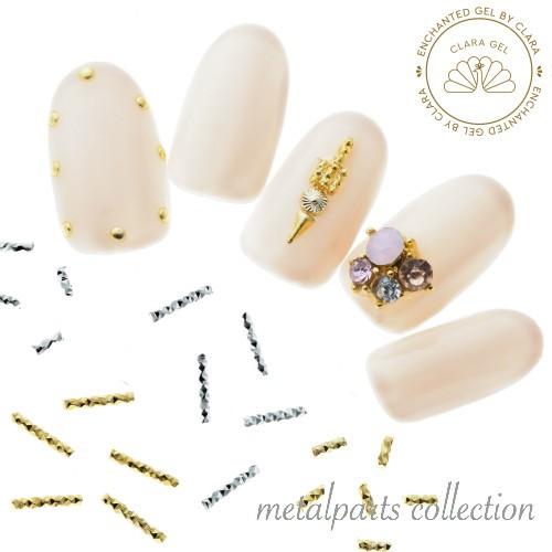 ネイルパーツ メタル エンボス スティック カーブ ライン ゴールド シルバー ジェル C57 Tw Clara Nail クララネイル 通販 Yahoo ショッピング