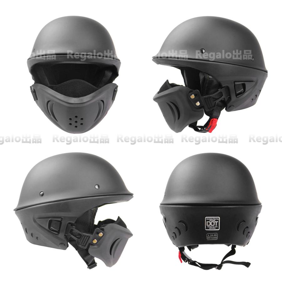 ハーフヘルメットフルフェイスヘルメット バイクヘルメット ジェット ...