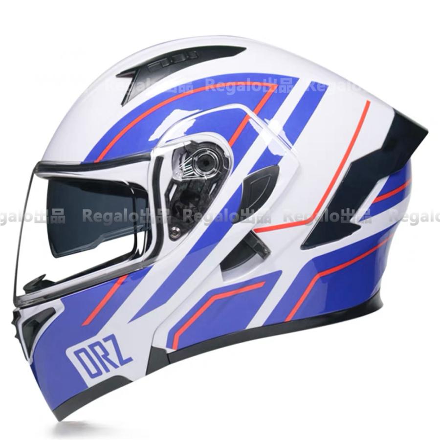 高級品 フルフェイスヘルメット バイク 用 ダブルシールド 316-11