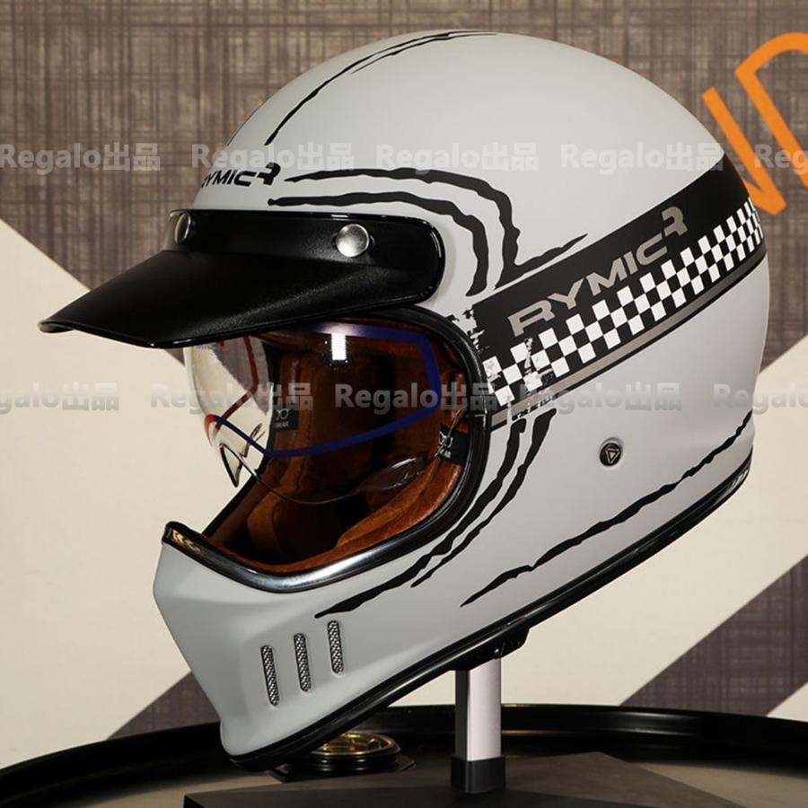 新しく着き オフロードヘルメット レーシング アメリカンレトロ