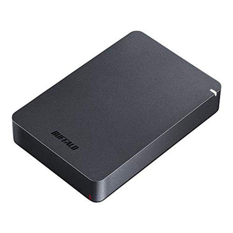 BUFFALO USB3.1(Gen.1)対応 耐衝撃ポータブルHDD 4TB ブラック HD-PGF4.0U3-GBKA