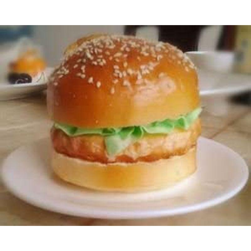 予約中！】 おいしそう ふっくら ディスプレイに 2個セット 食品サンプル ハンバーガー オブジェ、置き物 -  difusoresacusticos.com.ar