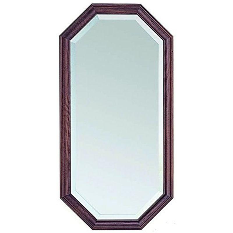 鏡 ウォールミラー ベーシック ダークブラウン 35×70 H3570