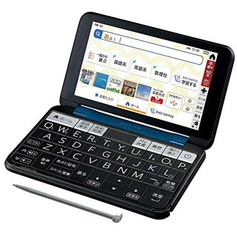 シャープ 電子辞書 BRAIN 高校生モデル(6教科対応) PW-H1-K(ネイビー系 