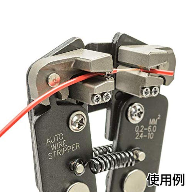 STRAIGHT ストレート) ワイヤーストリッパー 0.2?6.0(sq) 12-107 通販 (STRAIGHT ストレート) ワイヤーストリッパー 0.2〜6.0(sq) 12-107