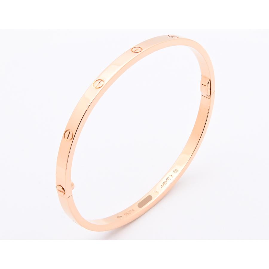 カルティエ　ラブブレスレットピンクゴールドサイズ17 LOVE（Cartier） Cartier ラブブレスレット スモールモデル K18ピンク