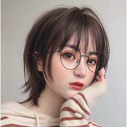 ウィッグ ショート ウィッグ コスプレ かつら ショートボブ ショート フルウィッグ ミディアム レディーズ ストレート Sagaretxe Net
