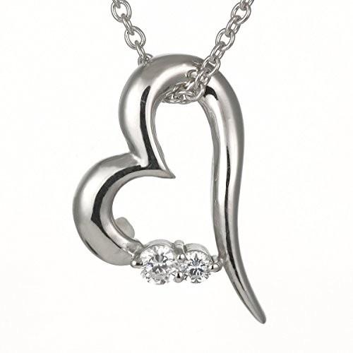 安いそれに目立つ ネックレス シルバー ハート ジルコニア プレゼント レディース アクセサリー ジュエリー ブランド 最安値 Lespakigali Com