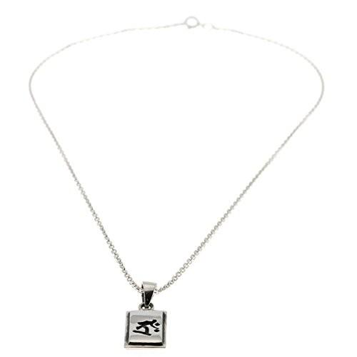 本物保証 ペンダント シルバー925 梵字 石輝 ネックレス 丑虎生まれ 695 2svn 虚空像菩薩 タラーク メンズ プレート 占い 開運