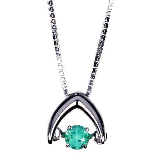 国内配送 デバリエ ダンシングストーン 5月誕生石 誕生日プレゼント 天然石 K10 ホワイトゴールド ネックレスレディース 数量限定 特売 Www Doctor Plan Com