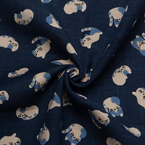 安心の定価販売 Nbk 和風モダン柄生地 巾110cm 5m切売カット ねこ柄 Kp7090 92 5m 手芸 ハンドメイド用品 手数料安い Missbargainhuntress Com