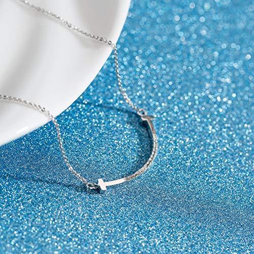 大人気新品 Smile 微笑 人気 レディース ネックレス スマイル Chloeos 5aジルコニア シルバー 上品 シンプル カーブネックレス ネックレス ペンダント Www Ellepiserramenti It