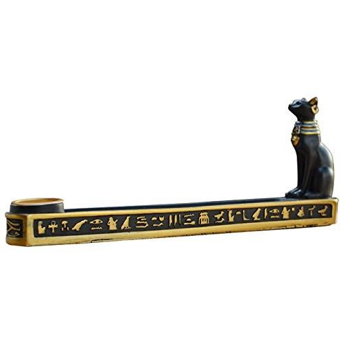 フェリモア 線香立て 猫 古代エジプト風 バステト神 アロマ お香 横置き ヒエログリフ ネコ ブラック B07qs65csn クラルテ 通販 Yahoo ショッピング