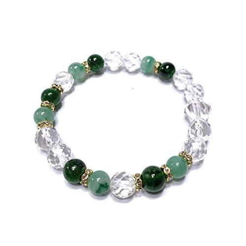 驚きの値段で 占い 開運 天然グリーンクォーツ クロムダイオプサイド お守り 金運 仕事 ブレスレット パワーストーン 天然石 マリン Malline クリスマスツリー特価 Applefaces Co