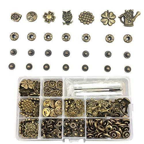 Guofa スナップボタン 56組 7種類 留め金具 ボタン 包 Diy 靴バッグ服 鋲 ボタンリベット B07rwzywx8 クラルテ 通販 Yahoo ショッピング