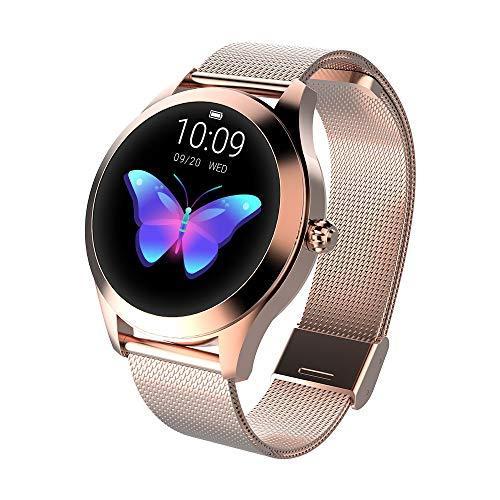 贈り物 レディース 女性 19最新版 Chenyi 女性スマートウォッチ スマートウォッチ 可愛い ゴールド Smart 女性の腕時計 スマートウォッチ本体 Populationmalawi Org
