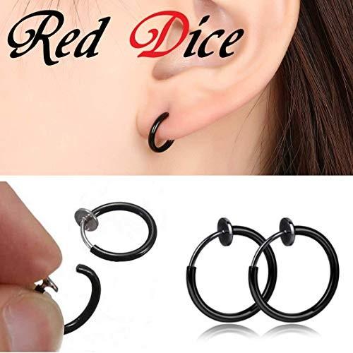 レッドダイス Red Dice フェイクピアス メンズ ブラック 黒 銀 シルバー かっこいい 両耳 嘘ピアス イヤリング フェイク7 B07ts5tt クラルテ 通販 Yahoo ショッピング