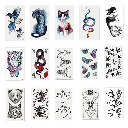 かわいい タトゥーシール Tatoo 入れ墨 刺青 大判 防水 長持ち ボディーシール ファッション 腕 足 B07vv2cny6 クラルテ 通販 Yahoo ショッピング