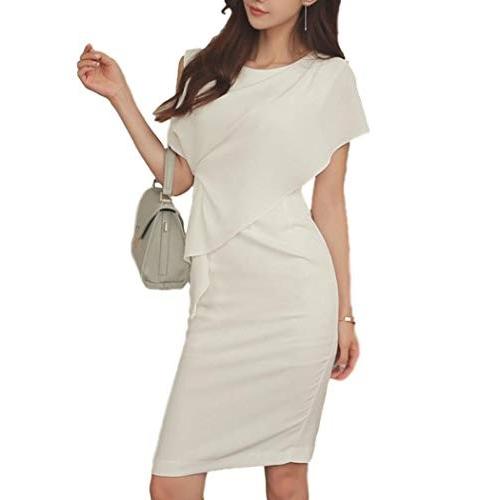 アイラカリラ リオナ フリル ワンピース ノースリーブ フリル 膝丈かわいい クールネック ハイウエスト コンサバ パーティ M B07w19mccb クラルテ 通販 Yahoo ショッピング